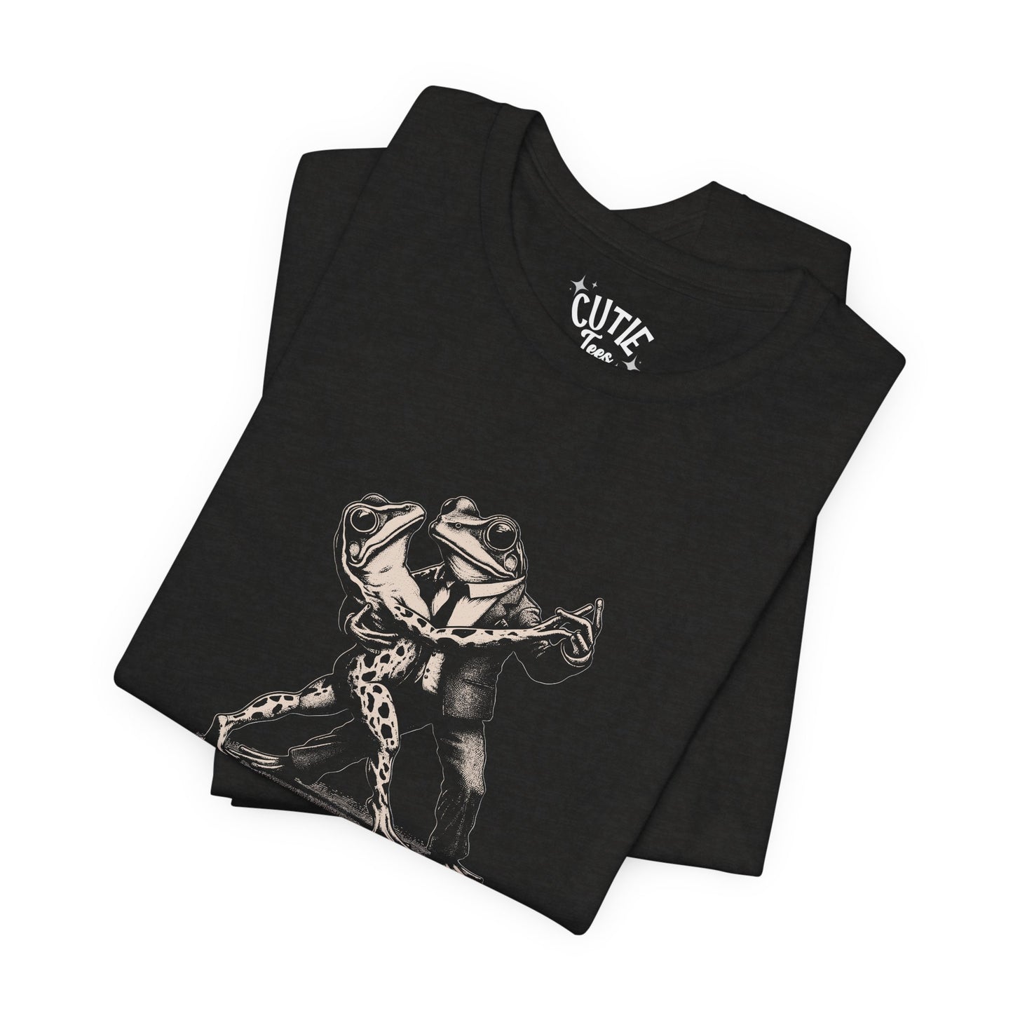 Frog Tango Graphic Tee, Casual Wear, Unisex Clothing, Unique Gift, Everyday Essentials, Perfect for Parties