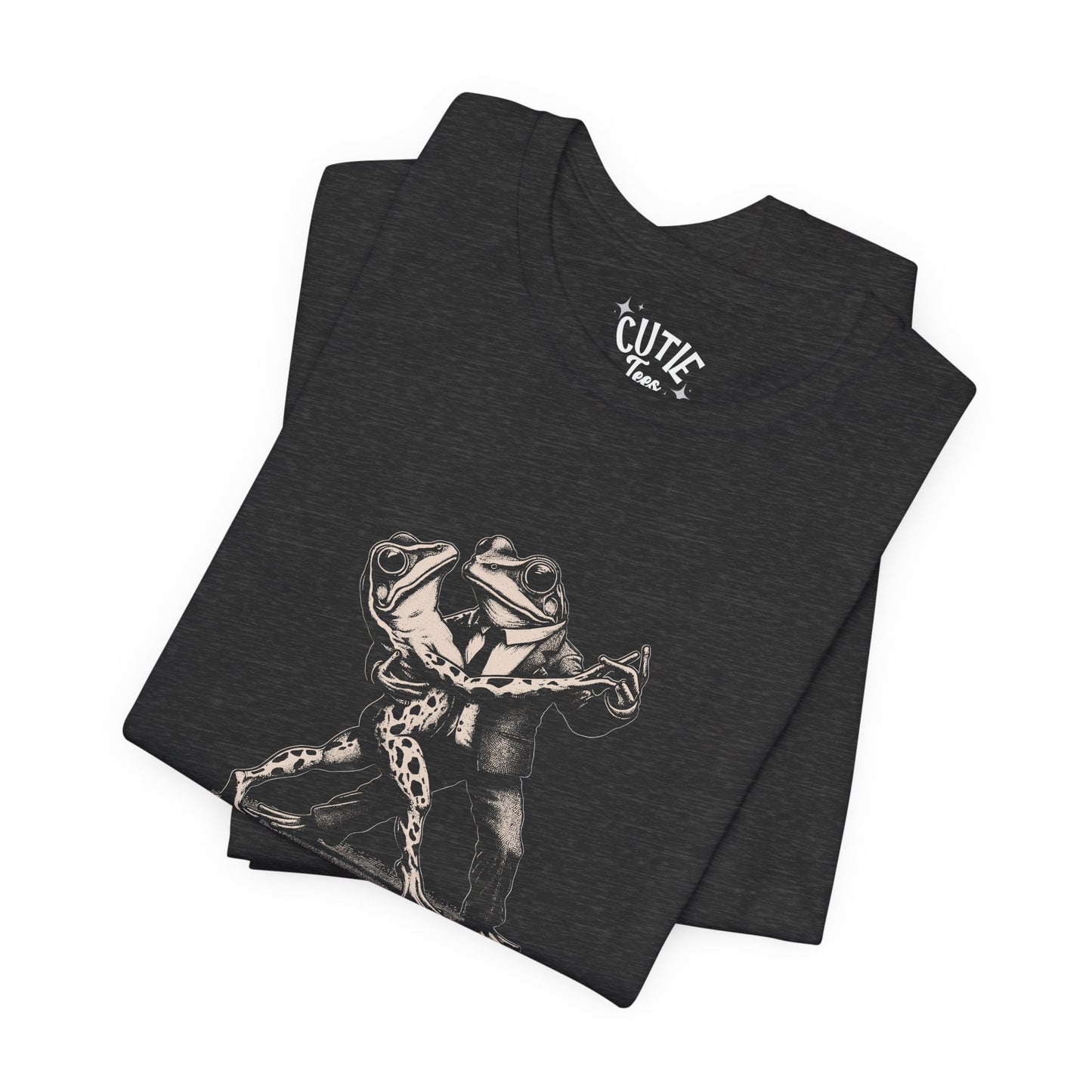Frog Tango Graphic Tee, Casual Wear, Unisex Clothing, Unique Gift, Everyday Essentials, Perfect for Parties