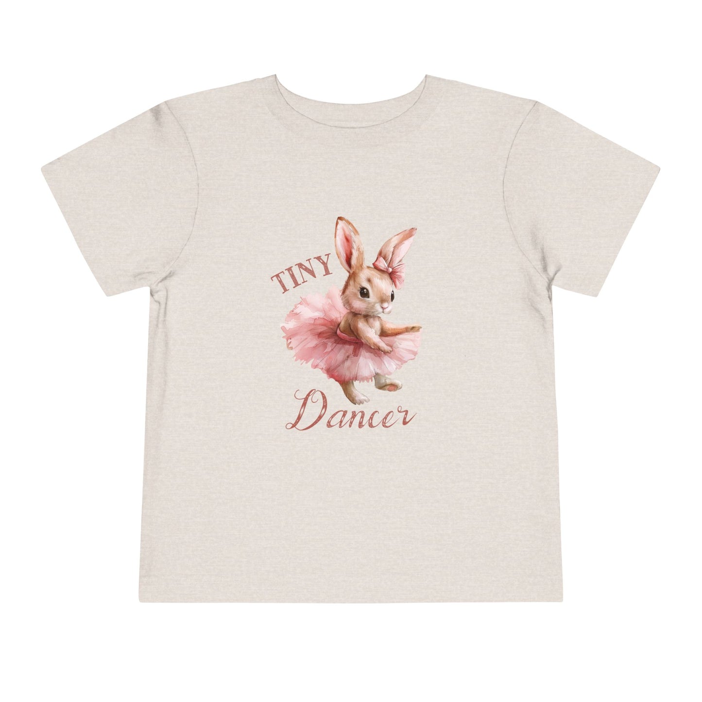 Tiny Dancer Toddler Tee - Adorable Ballet-Inspired Short Sleeve Shirt for Little Girls
