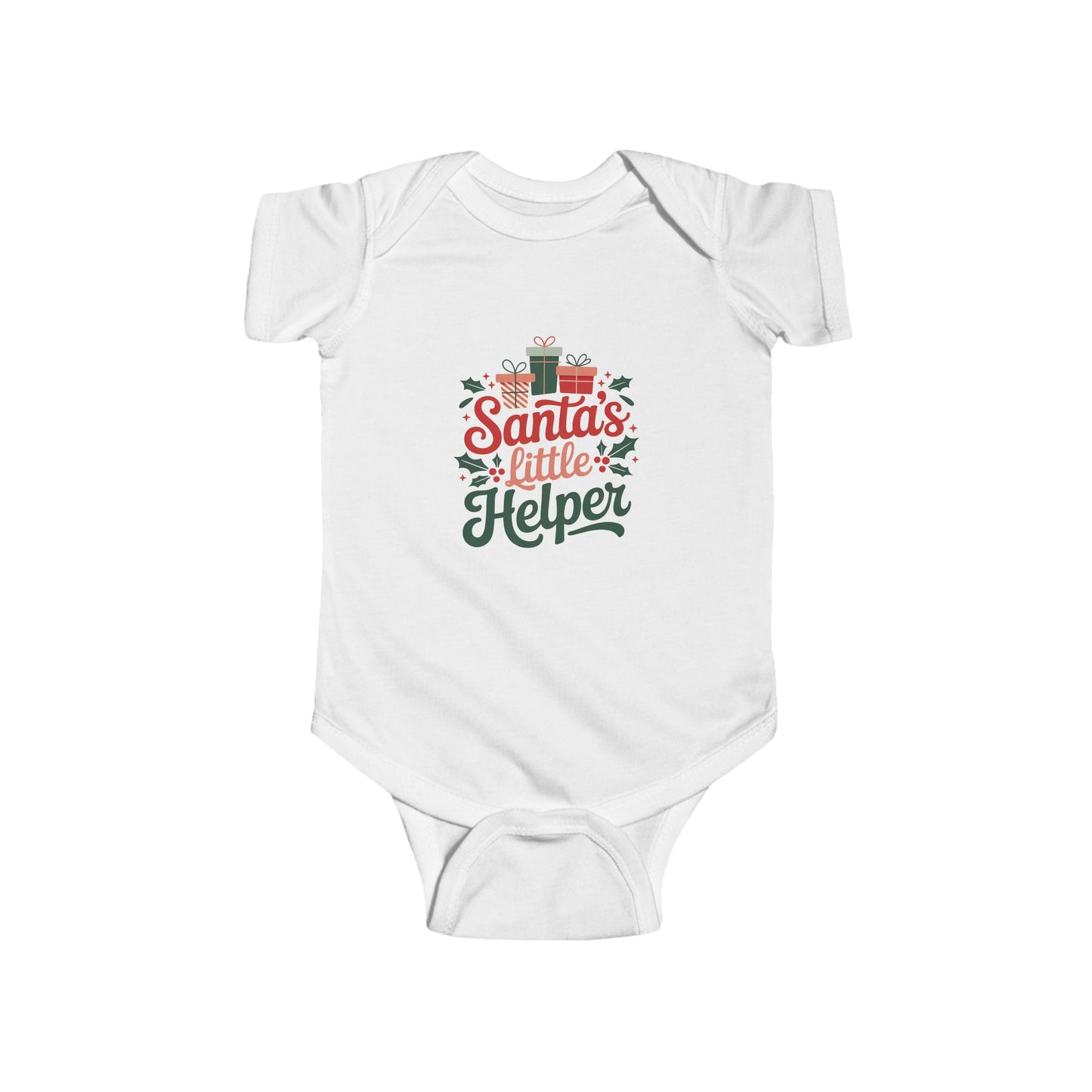 Santa's Little Helper Baby Onesie - First Christmas