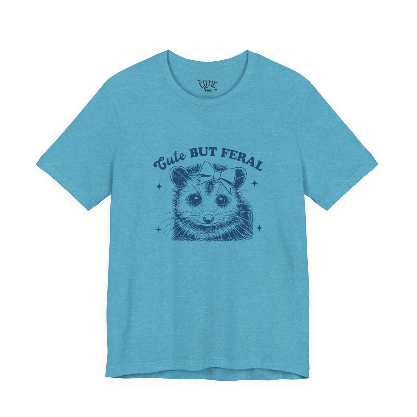 Cute But Feral Tee - Retro Possum
