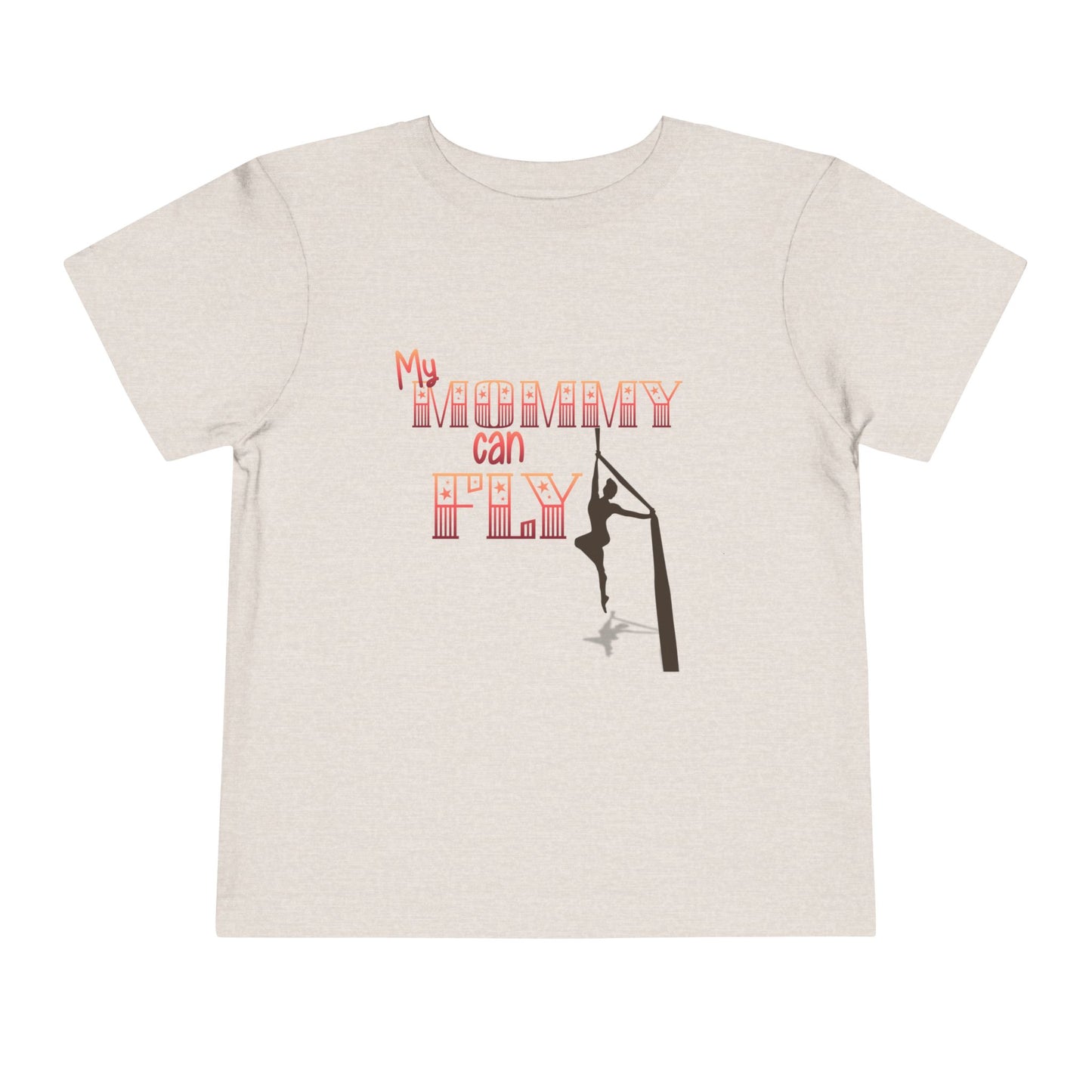 My Mommy Can Fly Aerialist Toddler T-shirt, Aerial Silks