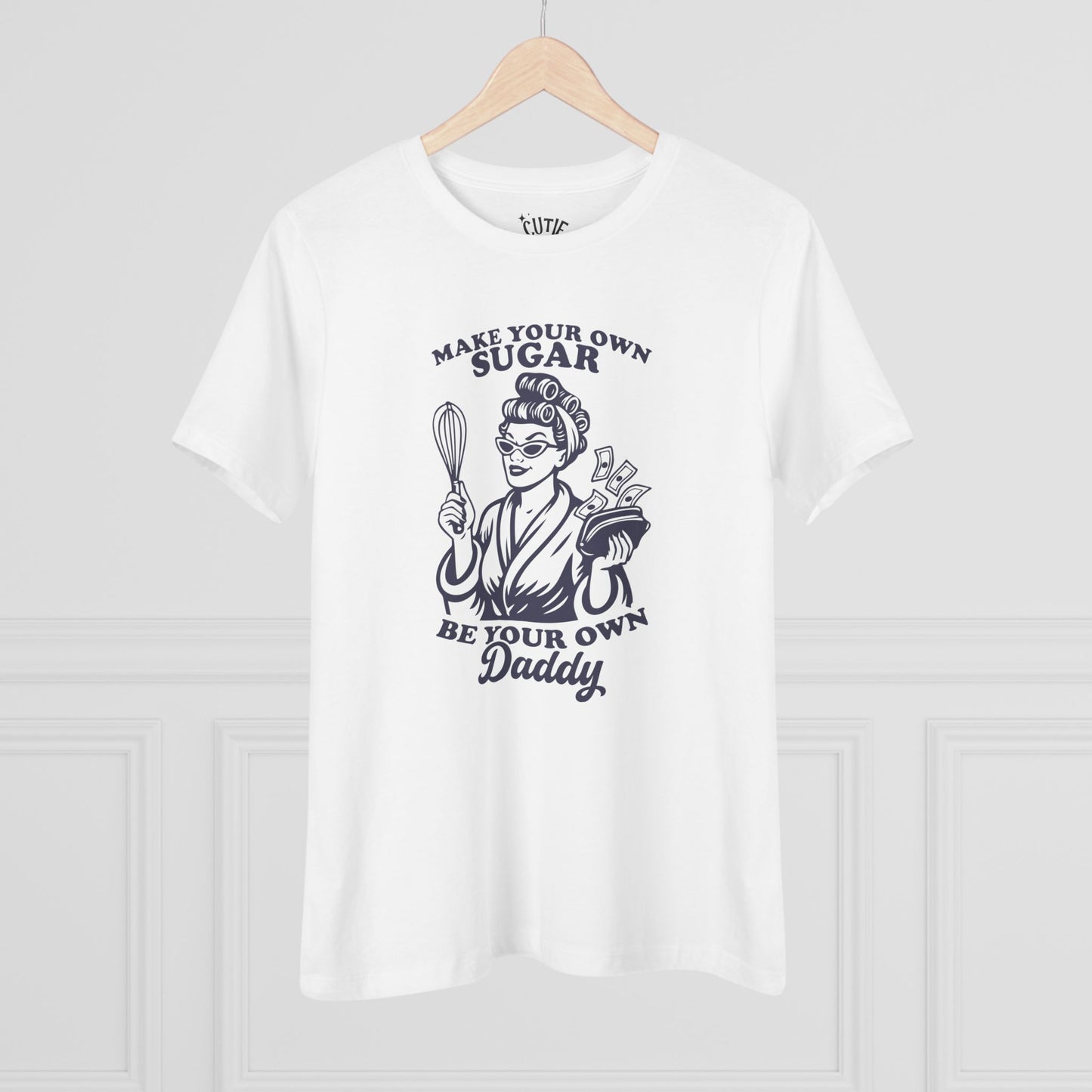 Retro Woman Sugar Daddy Tee - Strong Women Graphic Tee