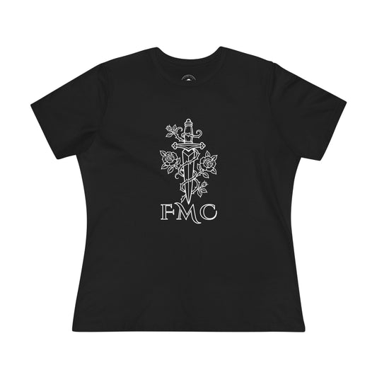 FMC Gothic Floral Dagger Romantasy Fan Tee