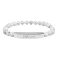 Receive Natural Stone Stretch Bar Bracelet — Engraved Mindfulness Manifesting Bead Bracelet