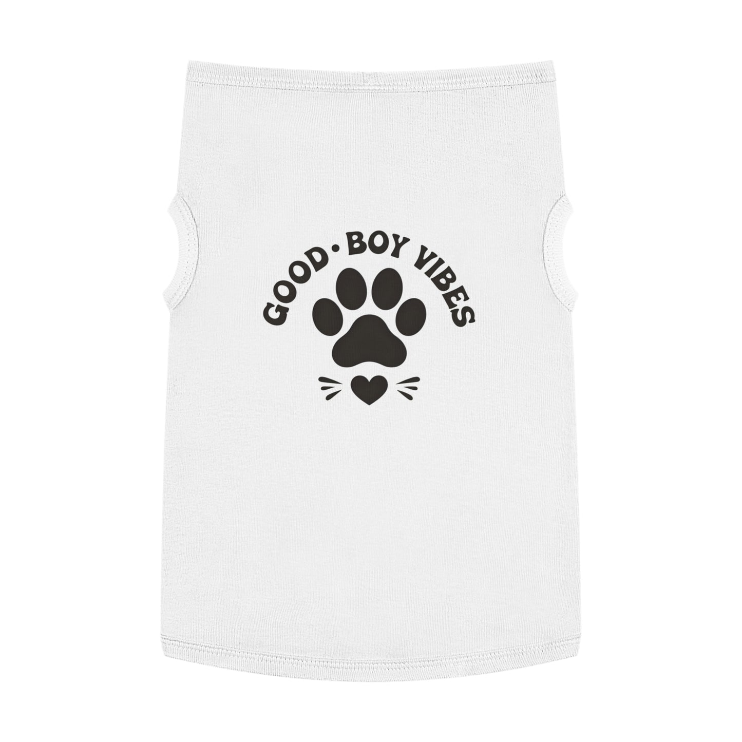 Good Boy Vibes Pet Tank Top, Cute Dog Shirt, Pet Apparel, Dog Lover Gift, Summer Pet Fashion, Gifts for Pet Owners