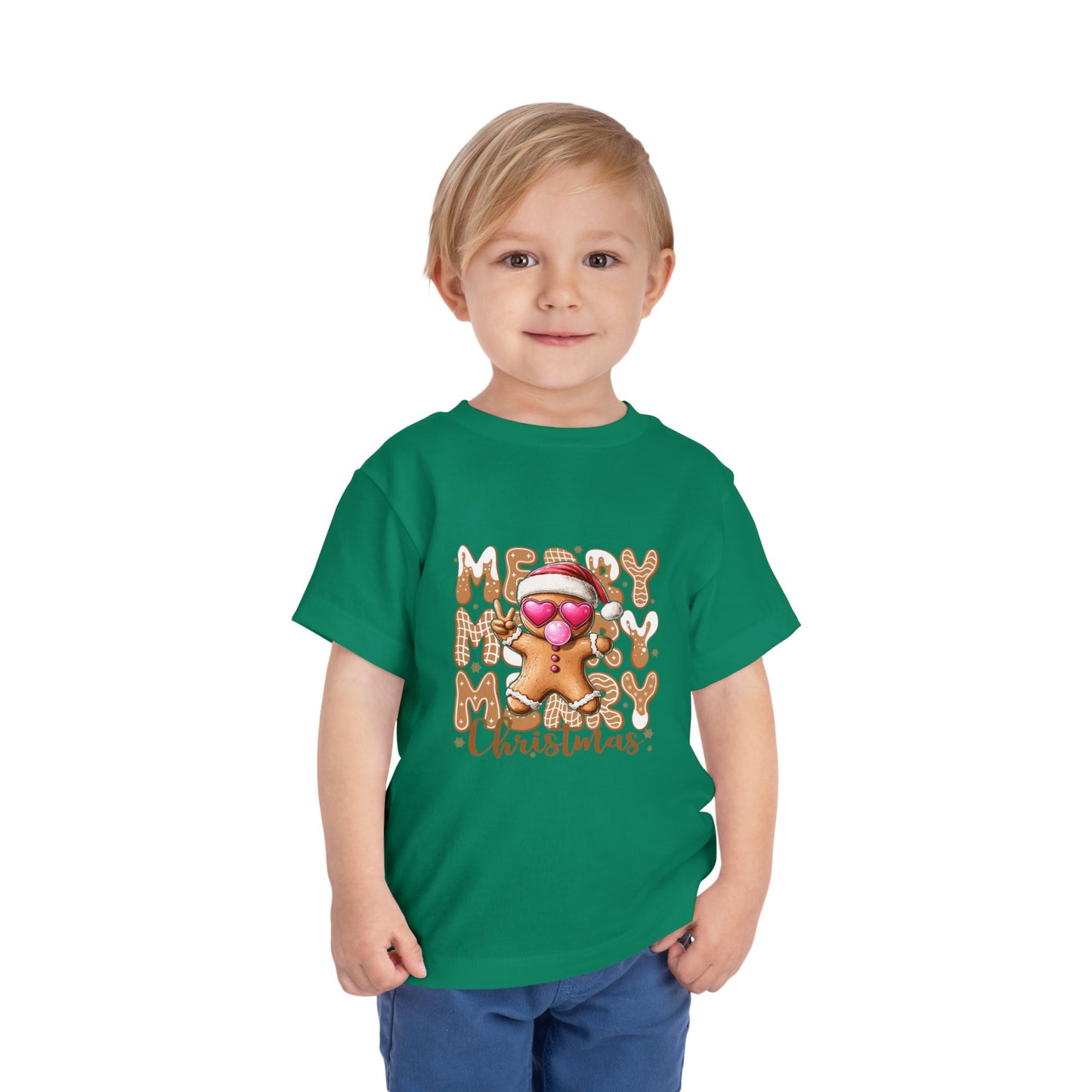 Gingerbread Merry Toddler Tee