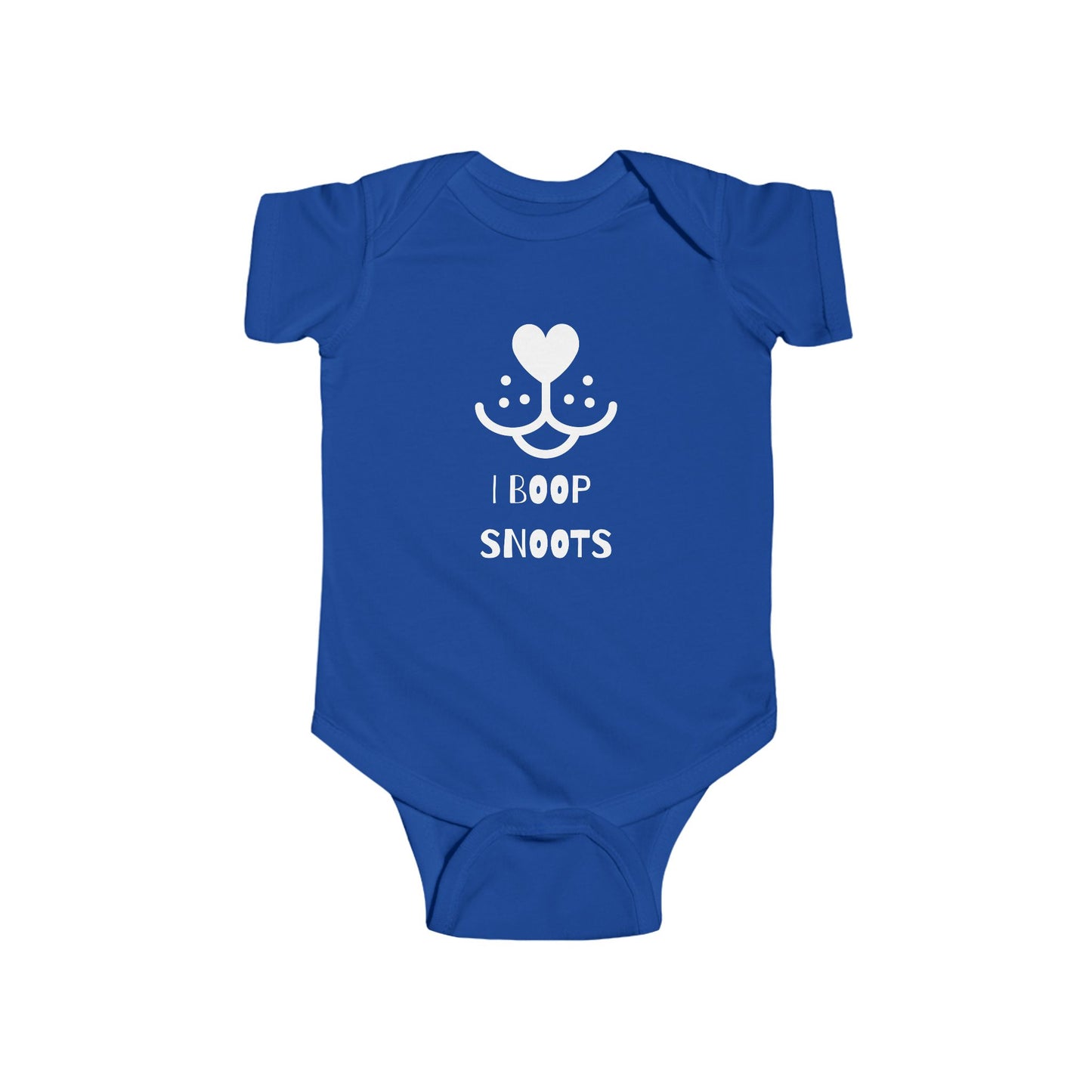 "I Boop Snoots" Cute Baby Bodysuit Design, Infant Clothing, Baby Shower Gift, Funny Baby Outfit, Newborn Gift, Animal Lover Apparel