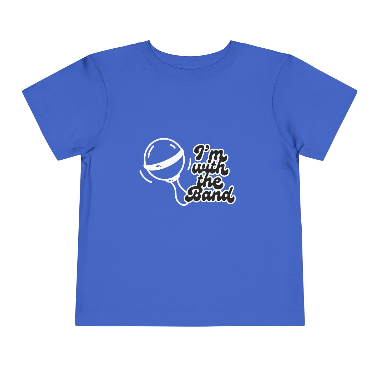 I'm with the Band Baby Rattle Toddler Tee, Music Lover Gift