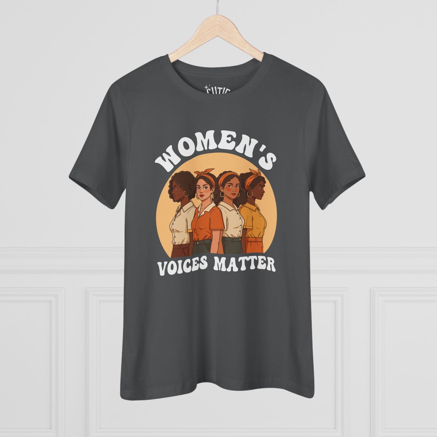 Women's Voices Matter Cotton Tee - Empowering Women, Feminist Shirt, Gift for Her, Casual Wear, Conscious Clothing, Social Justice Tee