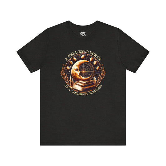 Book Lovers Tee - Well Read Woman Unisex Jersey Short Sleeve