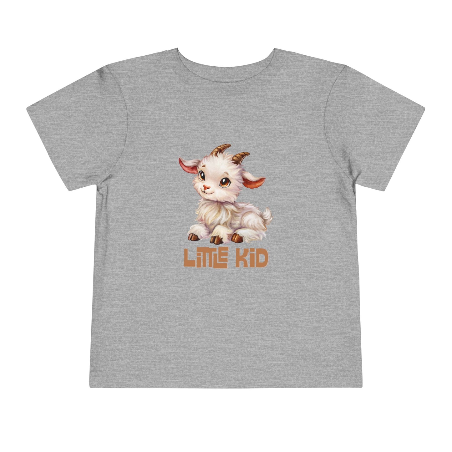 Little Kid Toddler Tee - Baby Goat Pun Shirt - Bella+Canvas - Goat Lover Gift