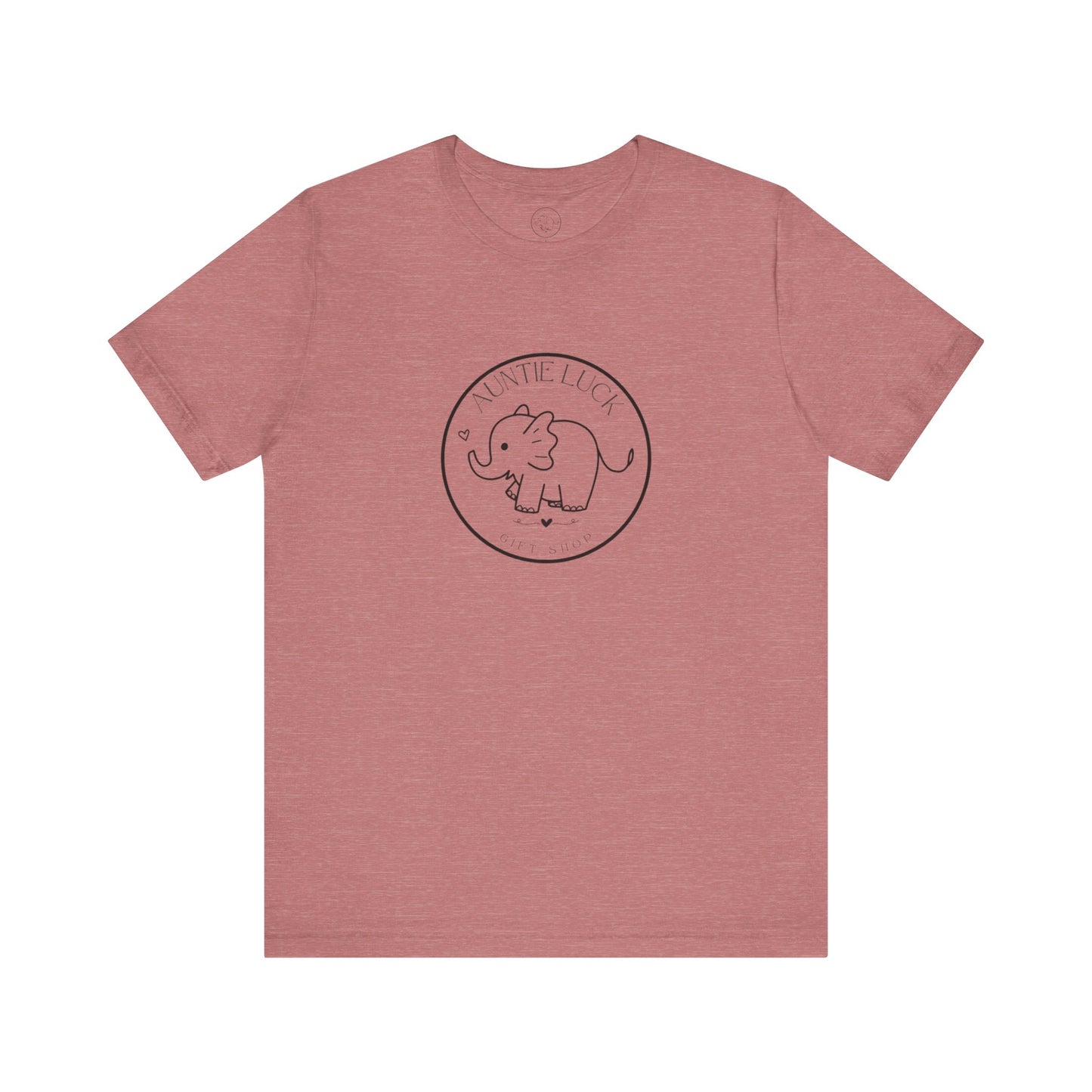 Signature Auntie Luck Gift Shop Logo Elephant Women's Tee