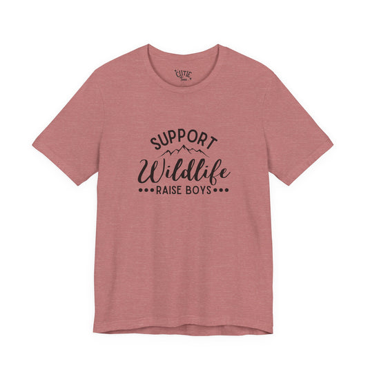 Support Wildlife Raise Boys T‑Shirt