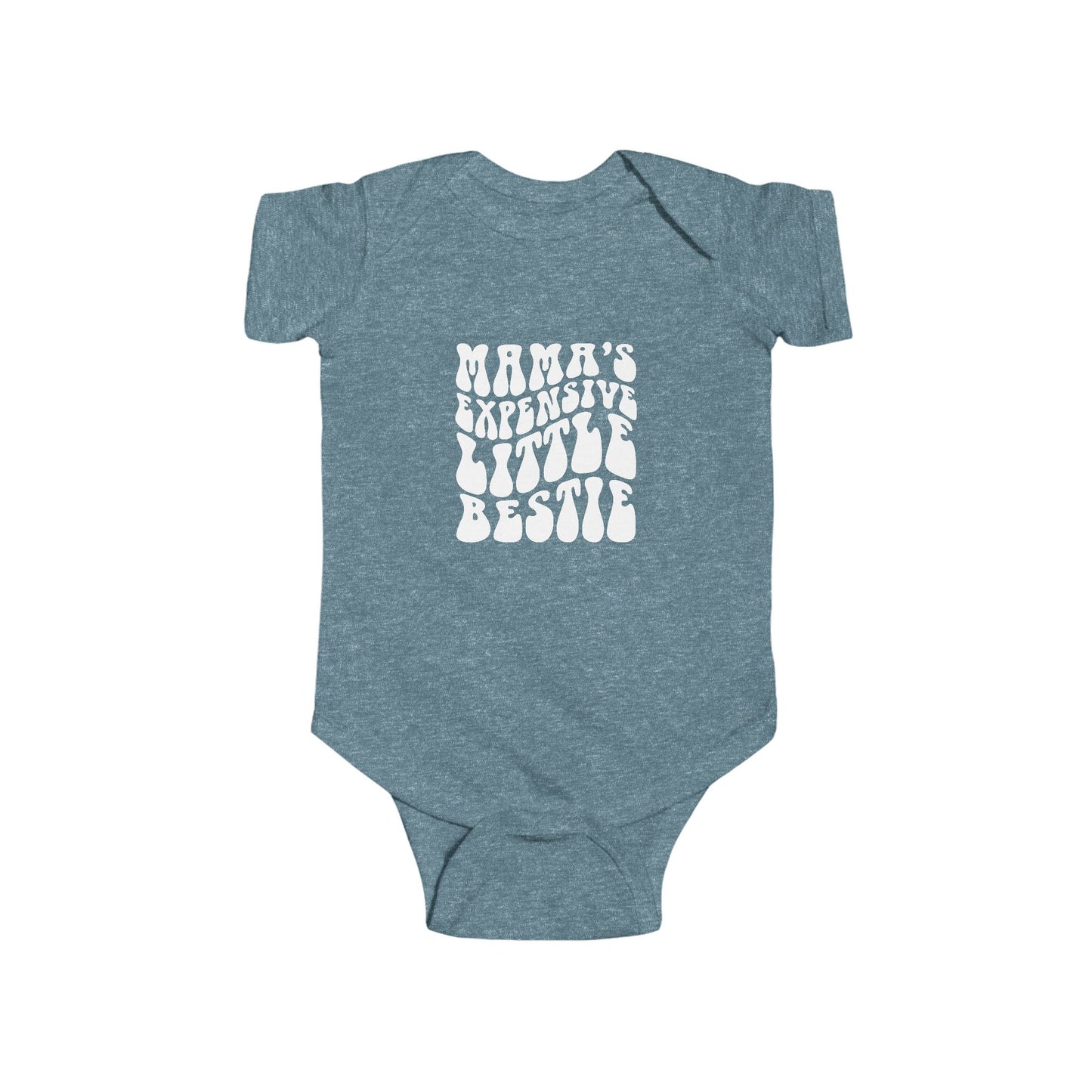 Mama's Expensive Little Bestie Baby Onesie, Funny Baby Shower Gift