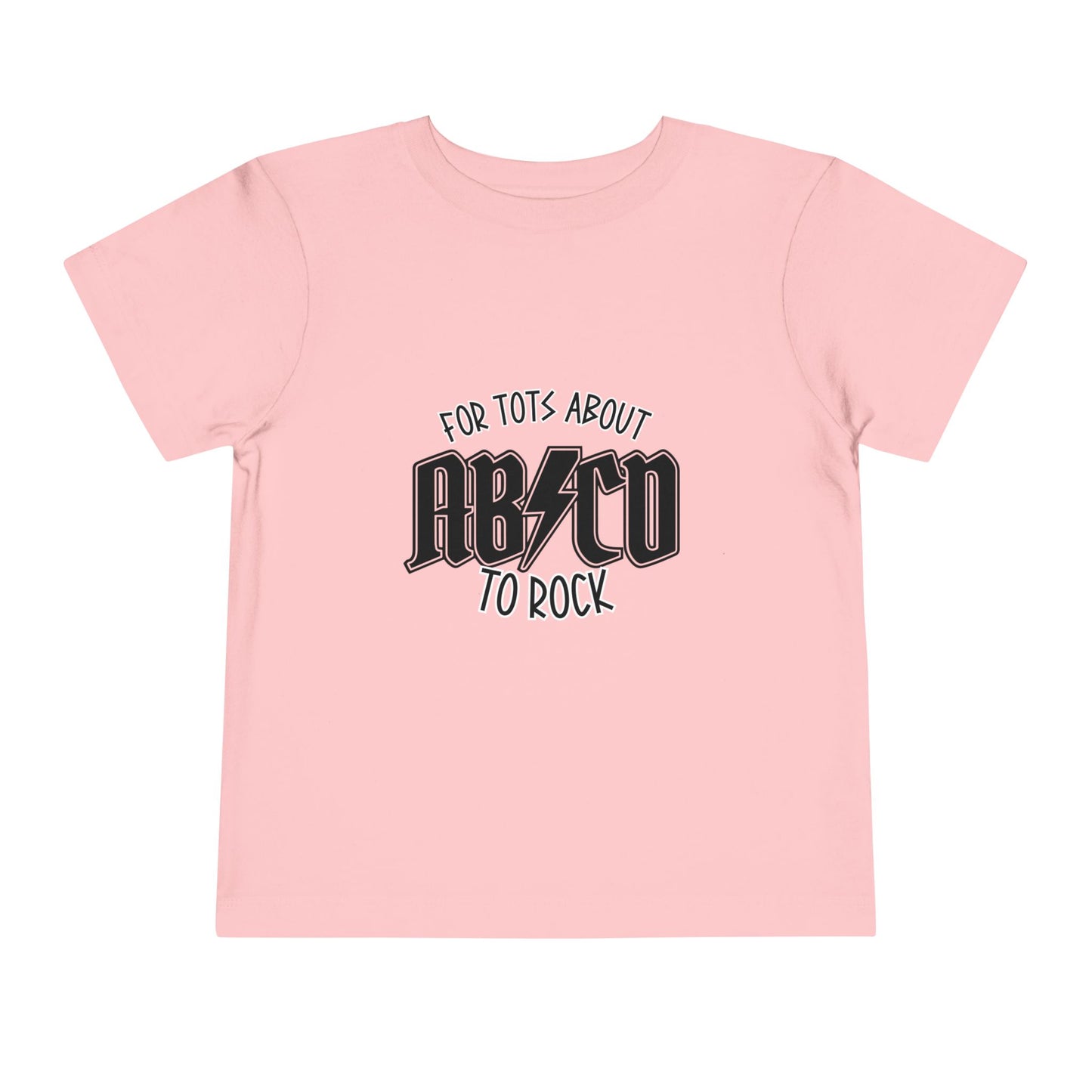 AB/CD Toddler Tee — "For Tots About to Rock"