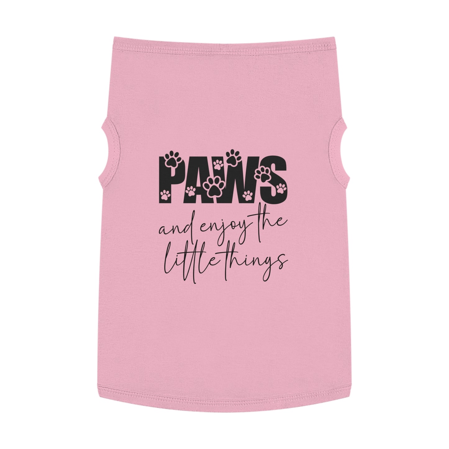 Paws and Enjoy the Little Things Pet Tank Top