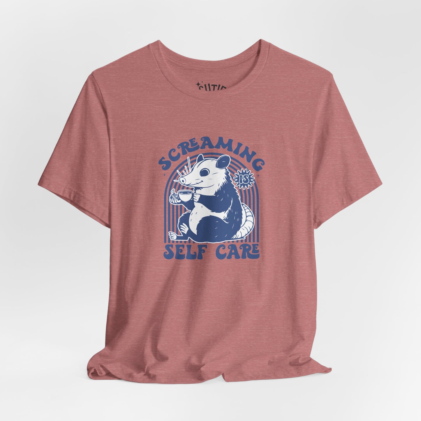 Self Care Possum Tee