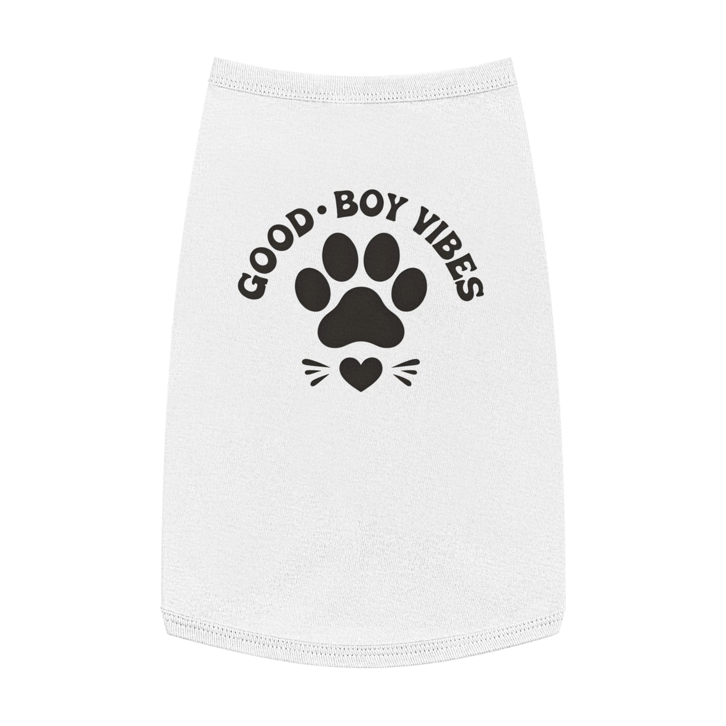 Good Boy Vibes Pet Tank Top, Cute Dog Shirt, Pet Apparel, Dog Lover Gift, Summer Pet Fashion, Gifts for Pet Owners
