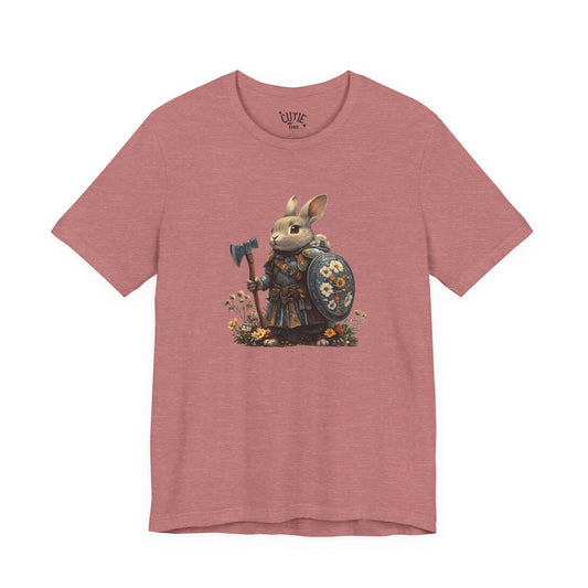 Warrior Rabbit Tee | Perfect for Animal Lovers, Gifts, Casual Wear, the Great Outdoors, and the Adventurous Spirit