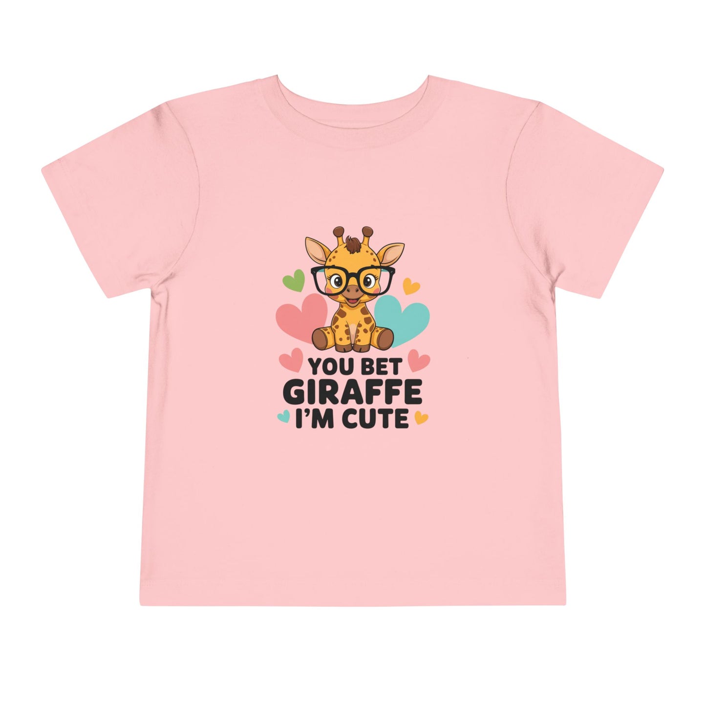 Cute Giraffe Toddler Tee, You Bet Giraffe I'm Cute, Kids Gift, Baby Shower Outfit, Playtime Shirt, Birthday Apparel, Animal Lover T-Shirt
