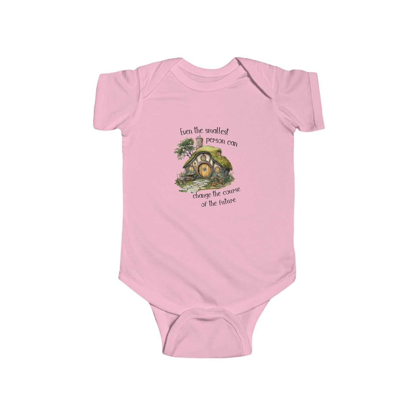 Hobbit House, Even the Smallest Person Can Change the Course of the Future Infant Bodysuit, Baby Onesie, Book Lover Gift