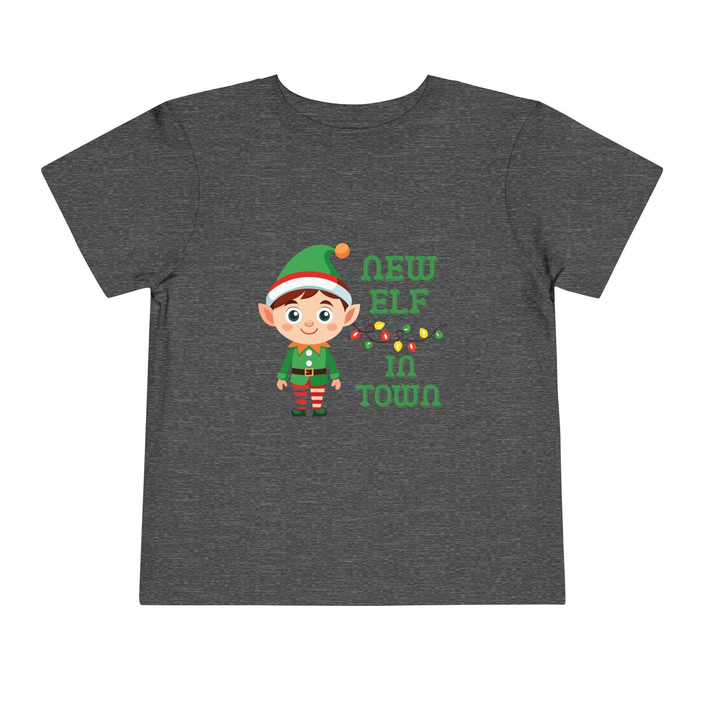 New Elf in Town Toddler T-shirt, Holiday Gift, Christmas Gift