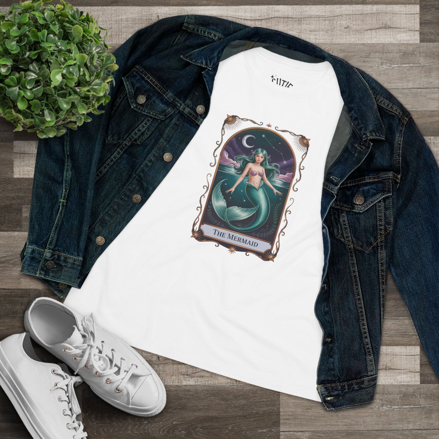 Mermaid Tarot Card Shirt, Women's Tee