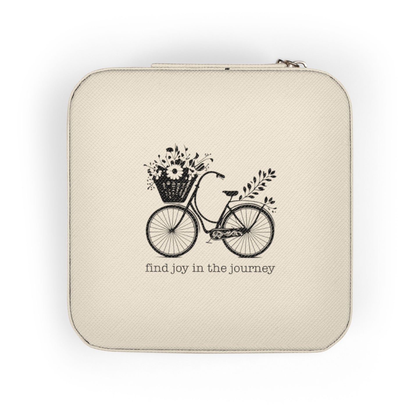 Bicycle Jewelry Travel Case, Find Joy in the Journey