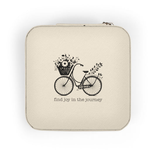 Bicycle Jewelry Travel Case, Find Joy in the Journey