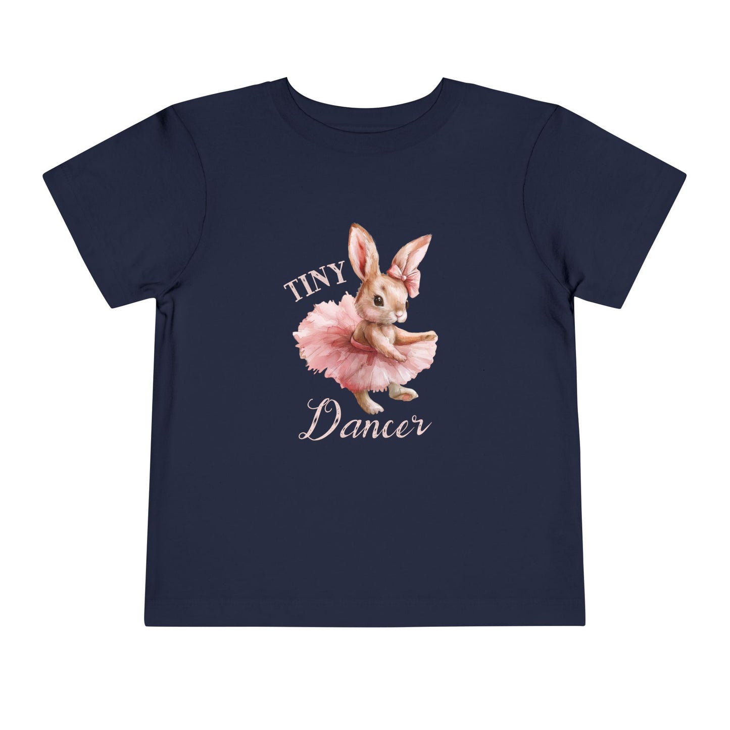 Tiny Dancer Toddler Tee - Adorable Ballet-Inspired Short Sleeve Shirt for Little Girls