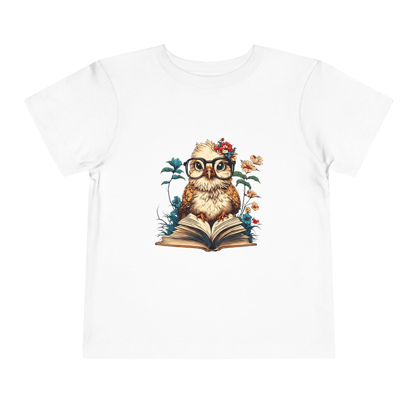 Owl Reading Toddler Tee