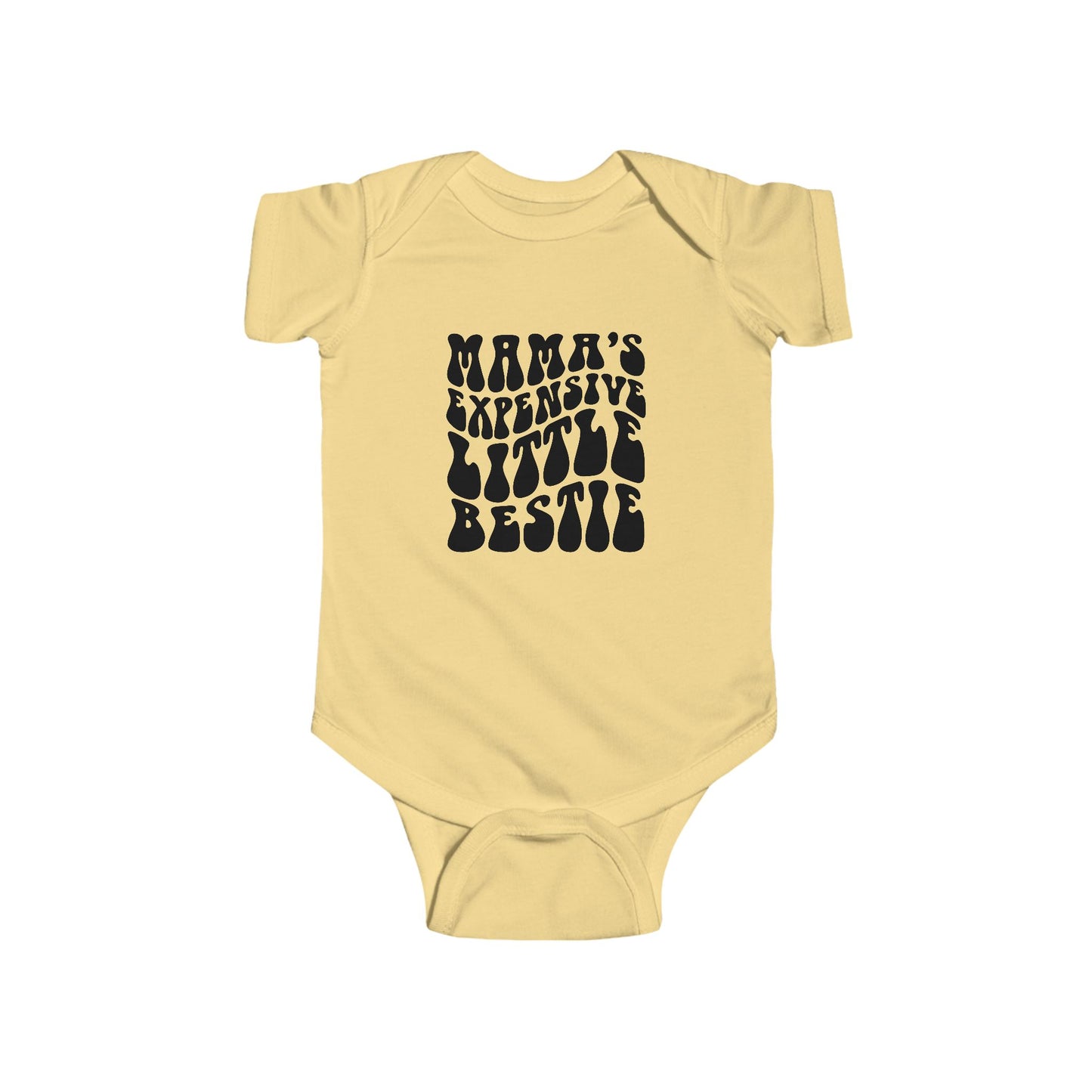 Mama's Expensive Little Bestie Baby Onesie, Funny Baby Shower Gift