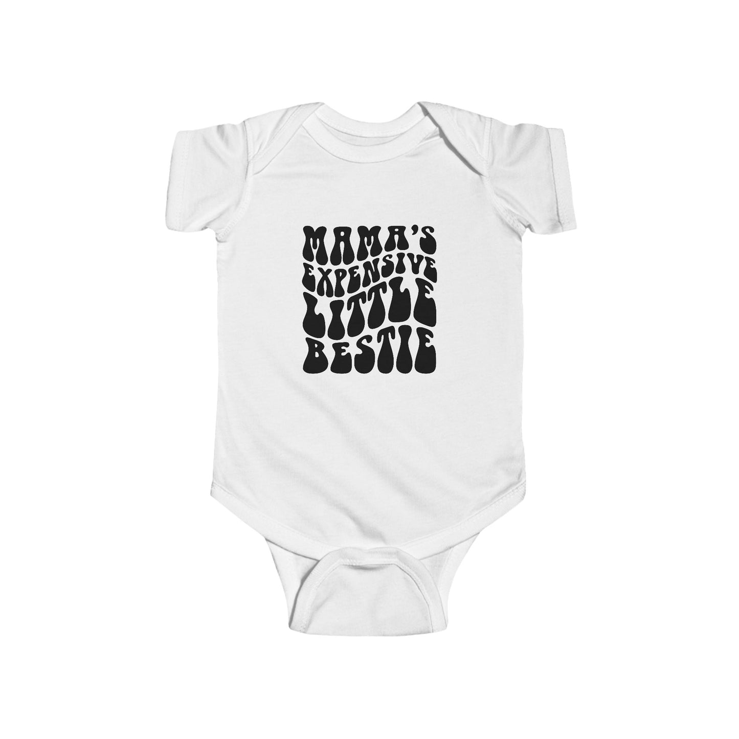 Mama's Expensive Little Bestie Baby Onesie, Funny Baby Shower Gift