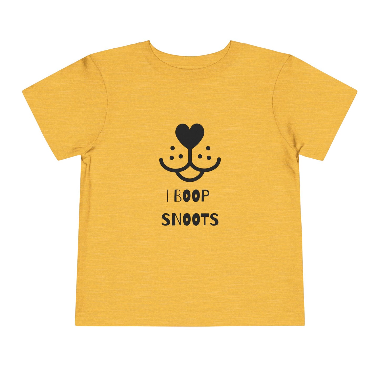I Boop Snoots Dog Lover Toddler T-Shirt, Cute Funny Puppy Love Tee