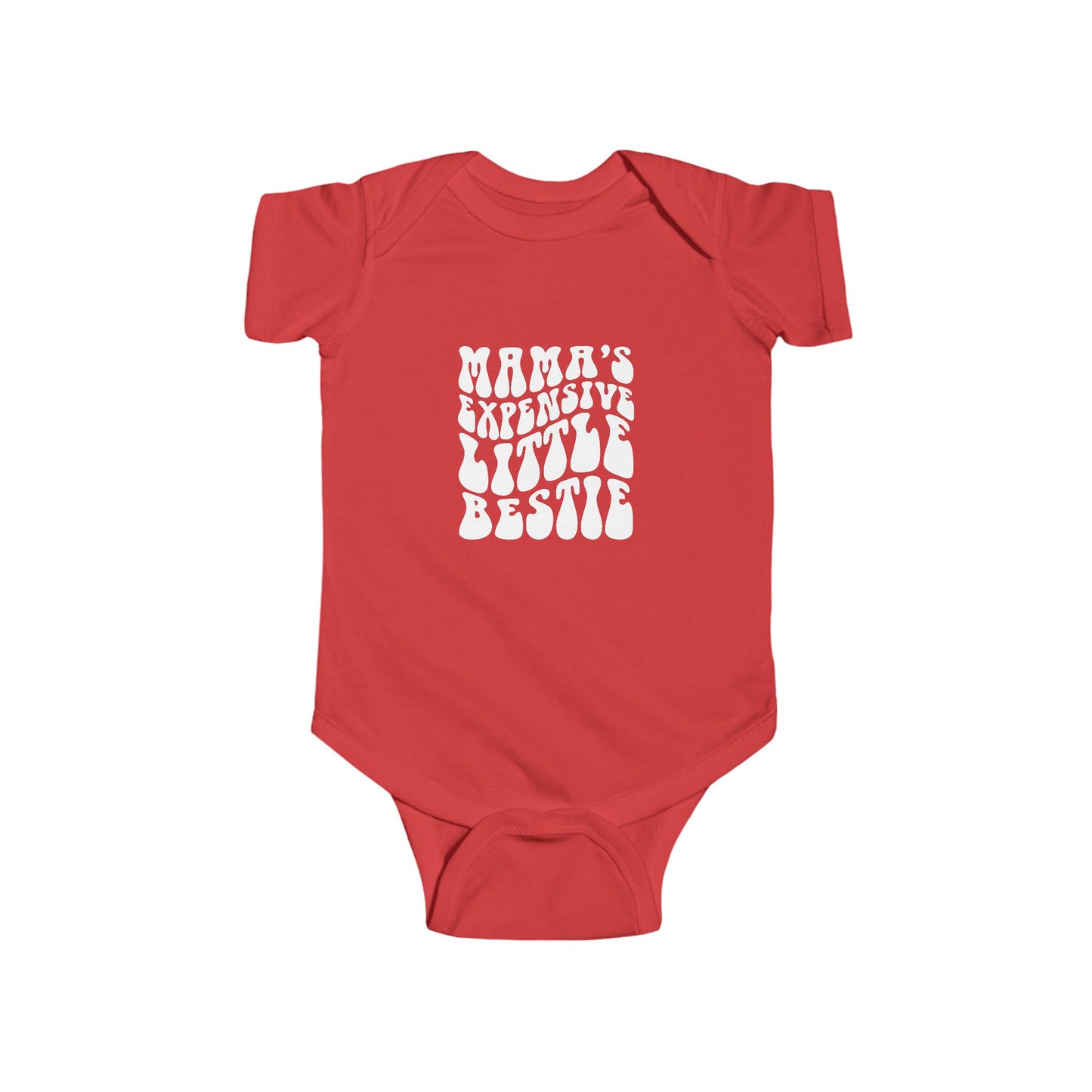 Mama's Expensive Little Bestie Baby Onesie, Funny Baby Shower Gift