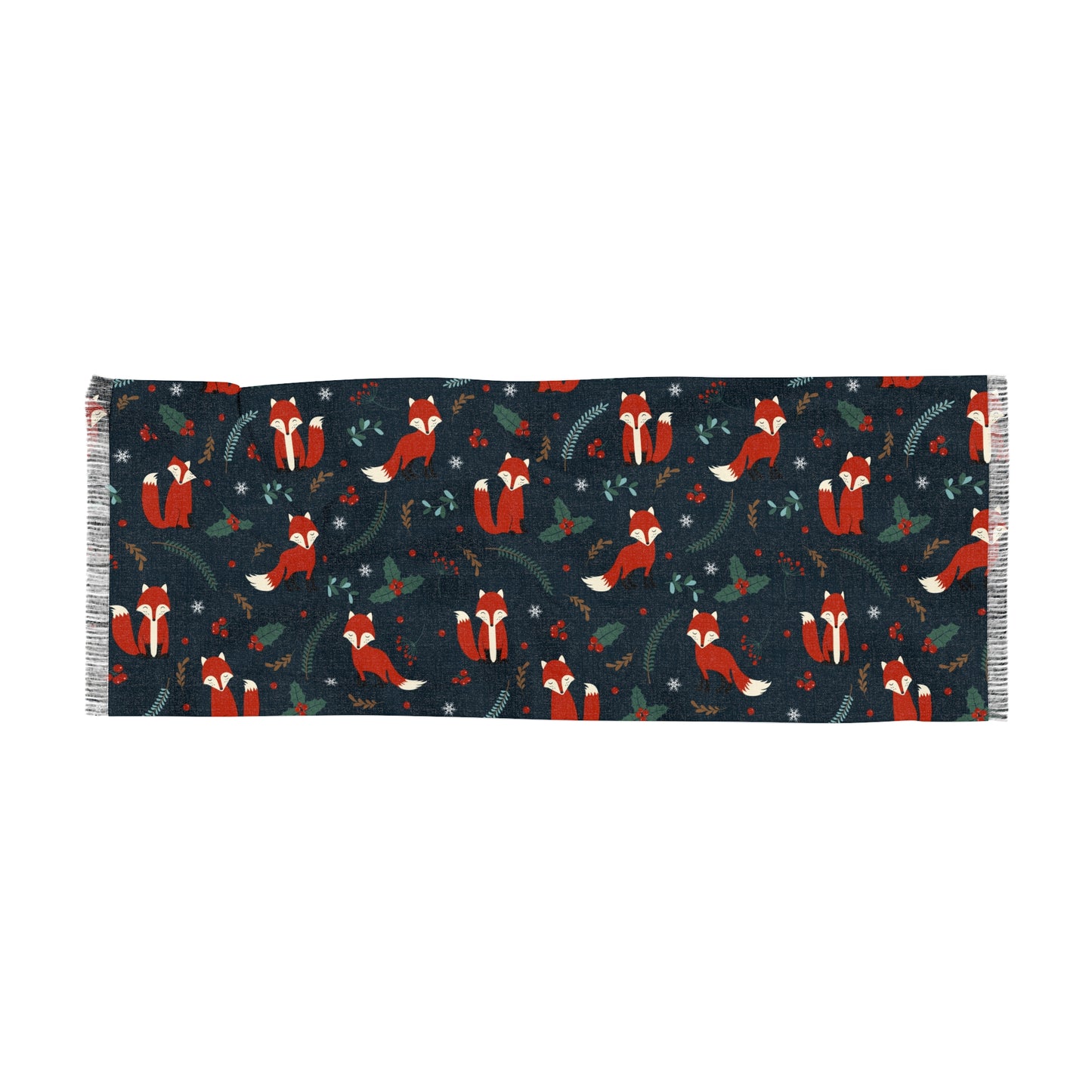 Festive Foxes Lightweight Scarf