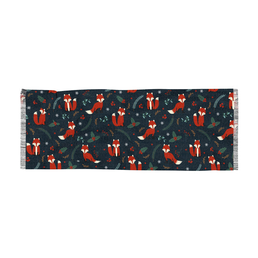 Festive Foxes Lightweight Scarf