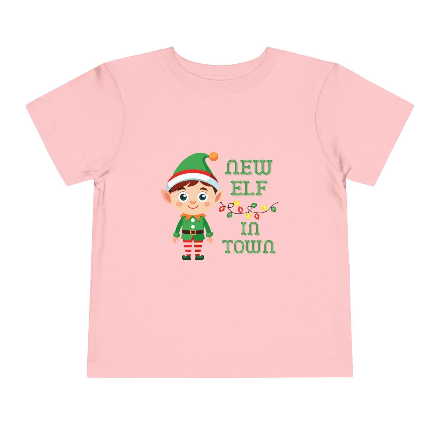 New Elf in Town Toddler T-shirt, Holiday Gift, Christmas Gift