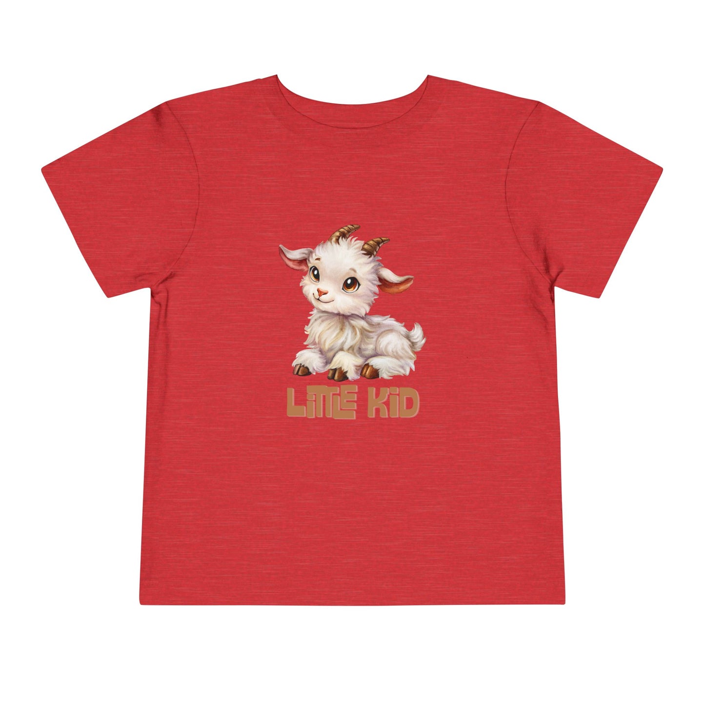 Little Kid Toddler Tee - Baby Goat Pun Shirt - Bella+Canvas - Goat Lover Gift