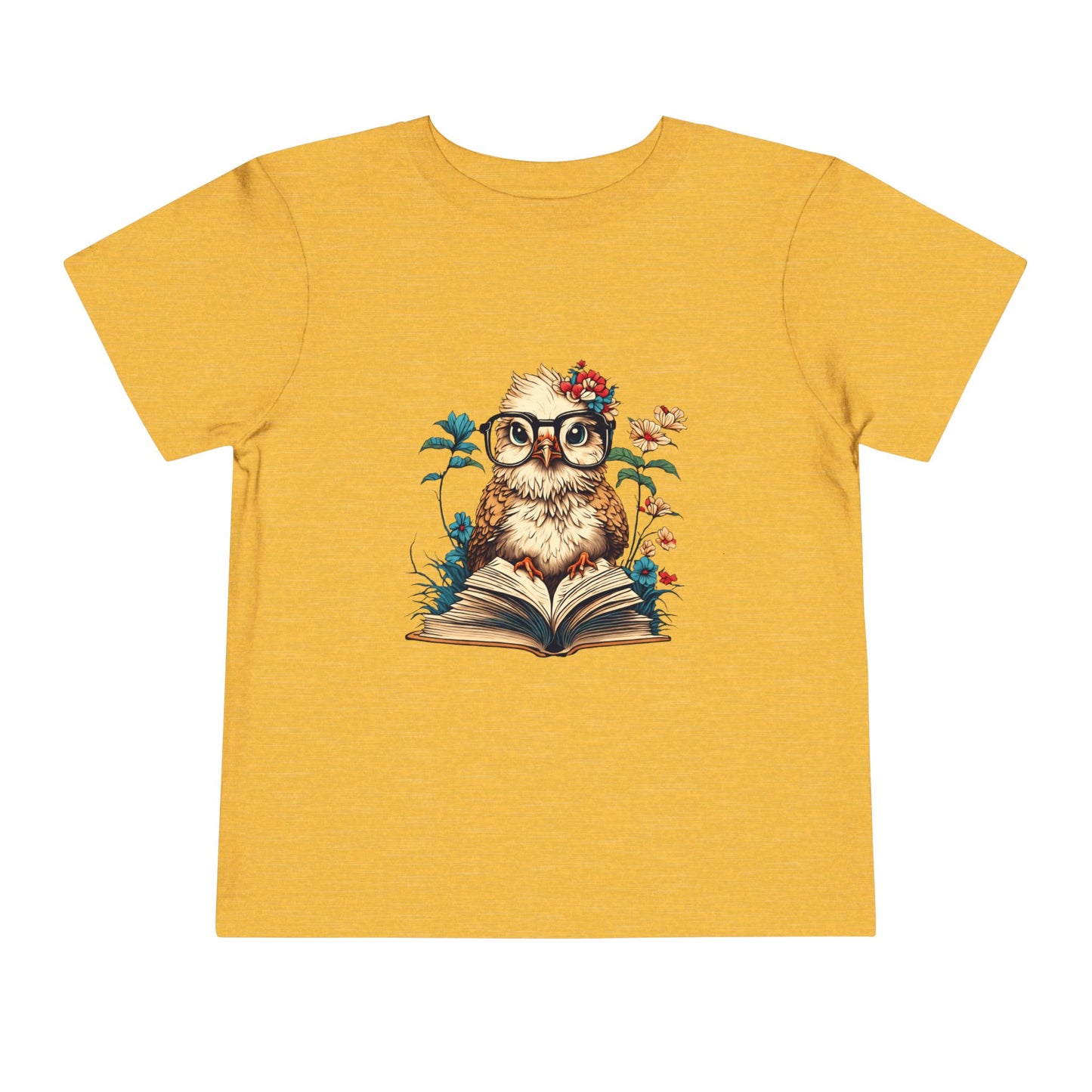Owl Reading Toddler Tee
