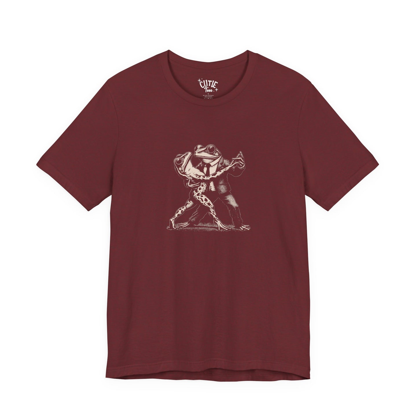 Frog Tango Graphic Tee, Casual Wear, Unisex Clothing, Unique Gift, Everyday Essentials, Perfect for Parties