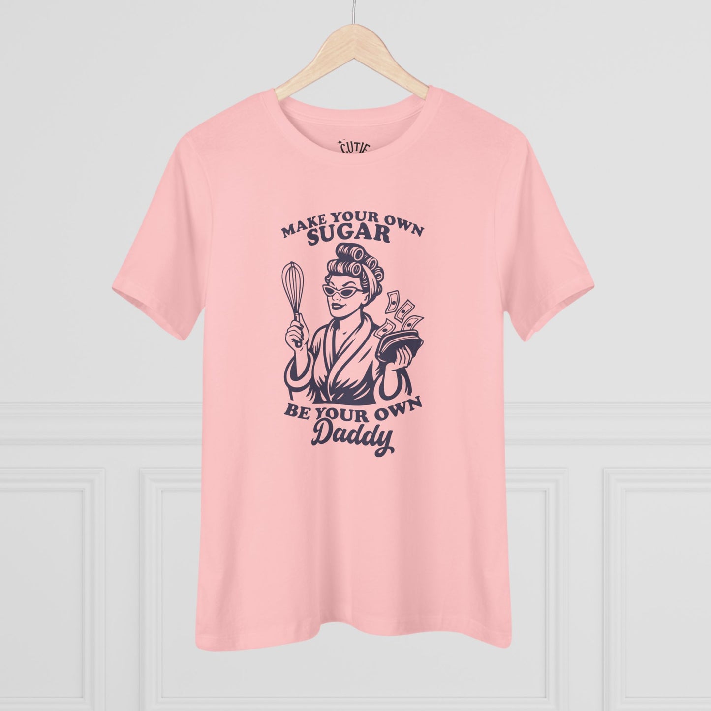 Retro Woman Sugar Daddy Tee - Strong Women Graphic Tee