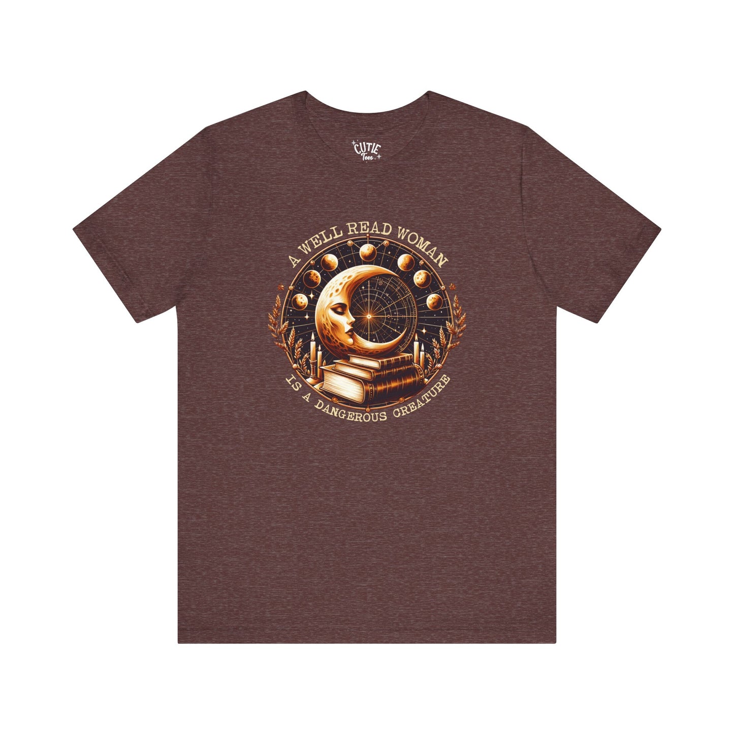 Book Lovers Tee - Well Read Woman Unisex Jersey Short Sleeve