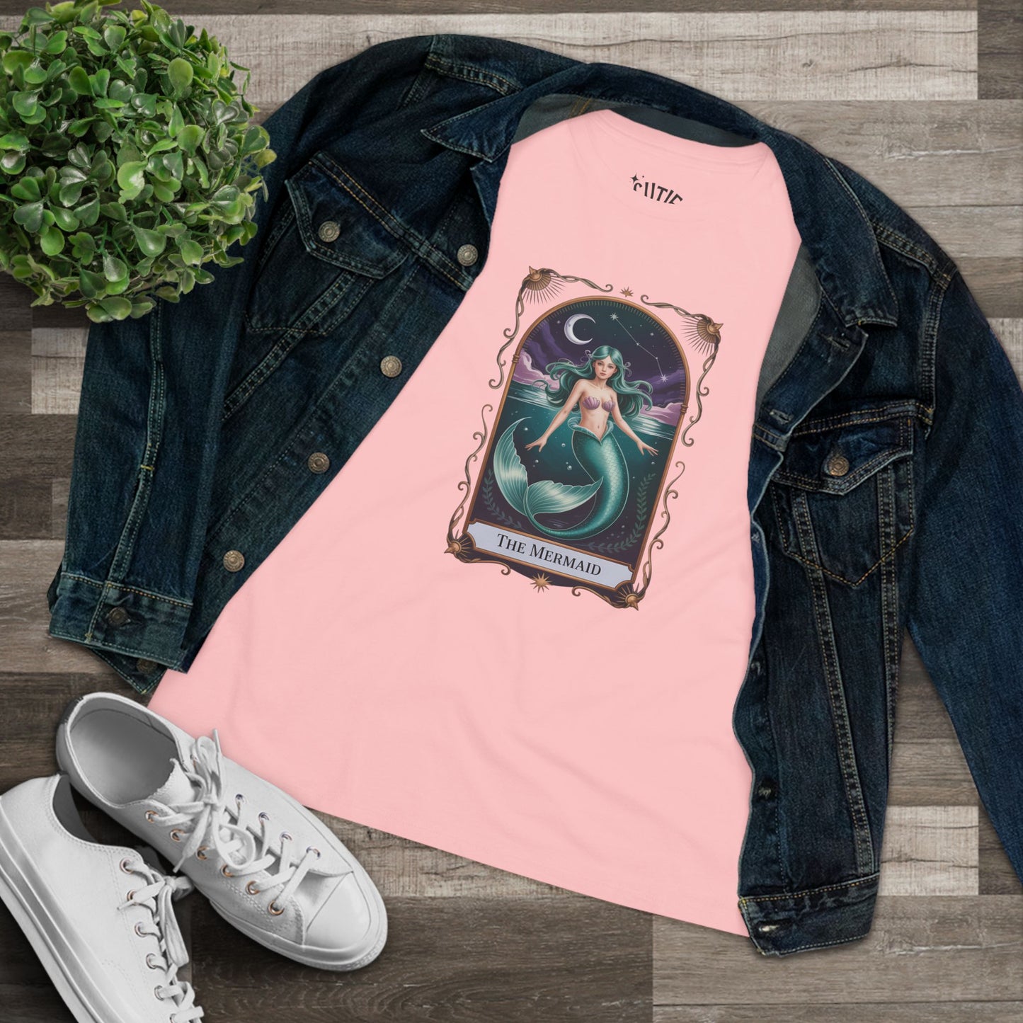 Mermaid Tarot Card Shirt, Women's Tee