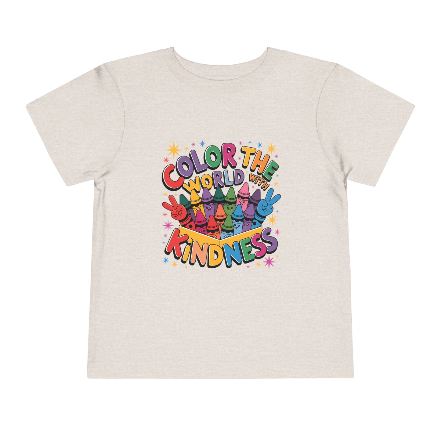 Crayon Toddler Tee - Color the World with Kindness