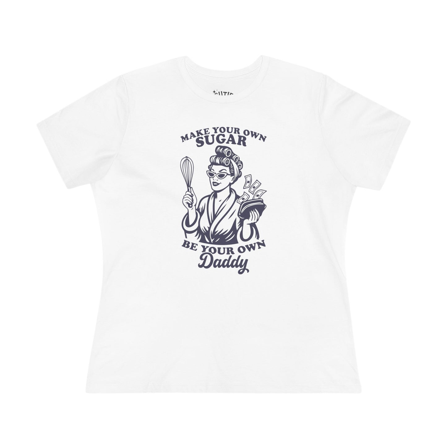 Retro Woman Sugar Daddy Tee - Strong Women Graphic Tee