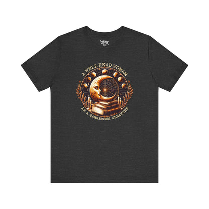 Book Lovers Tee - Well Read Woman Unisex Jersey Short Sleeve
