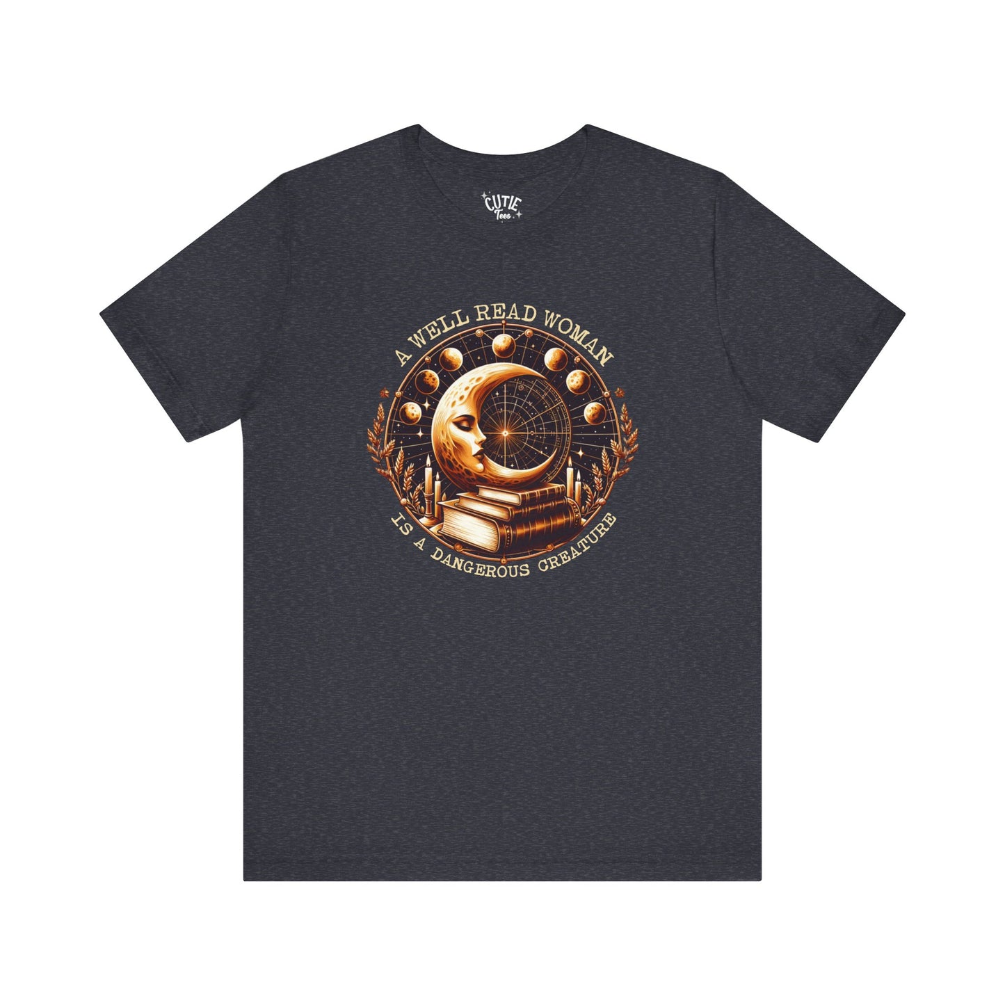 Book Lovers Tee - Well Read Woman Unisex Jersey Short Sleeve