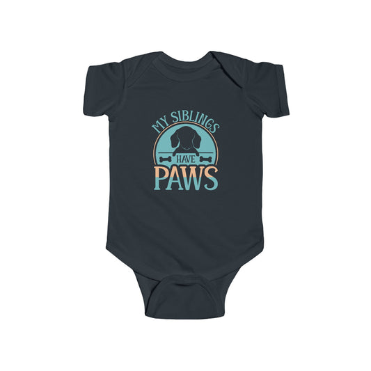 Dog Family Infant Onesie - My Siblings Have Paws